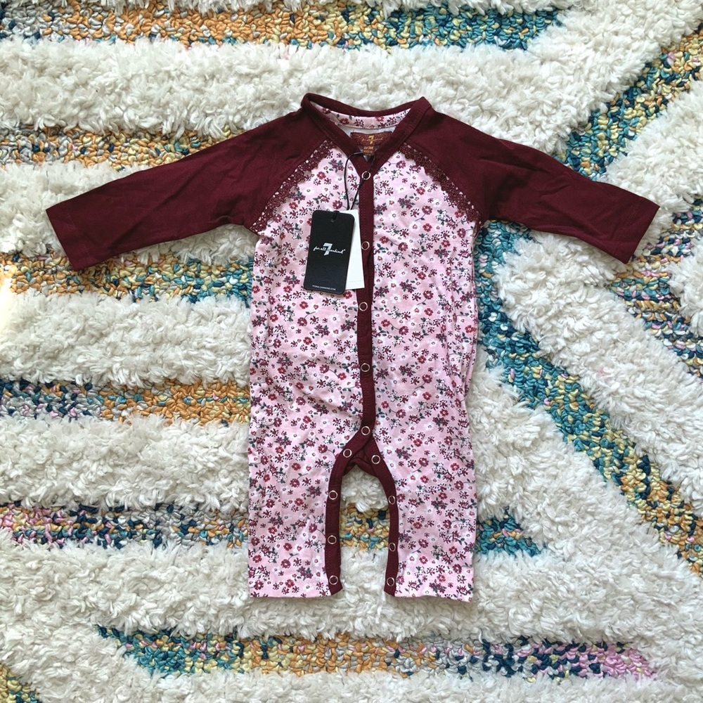 Baby girl 7 for all Mankind pajamas